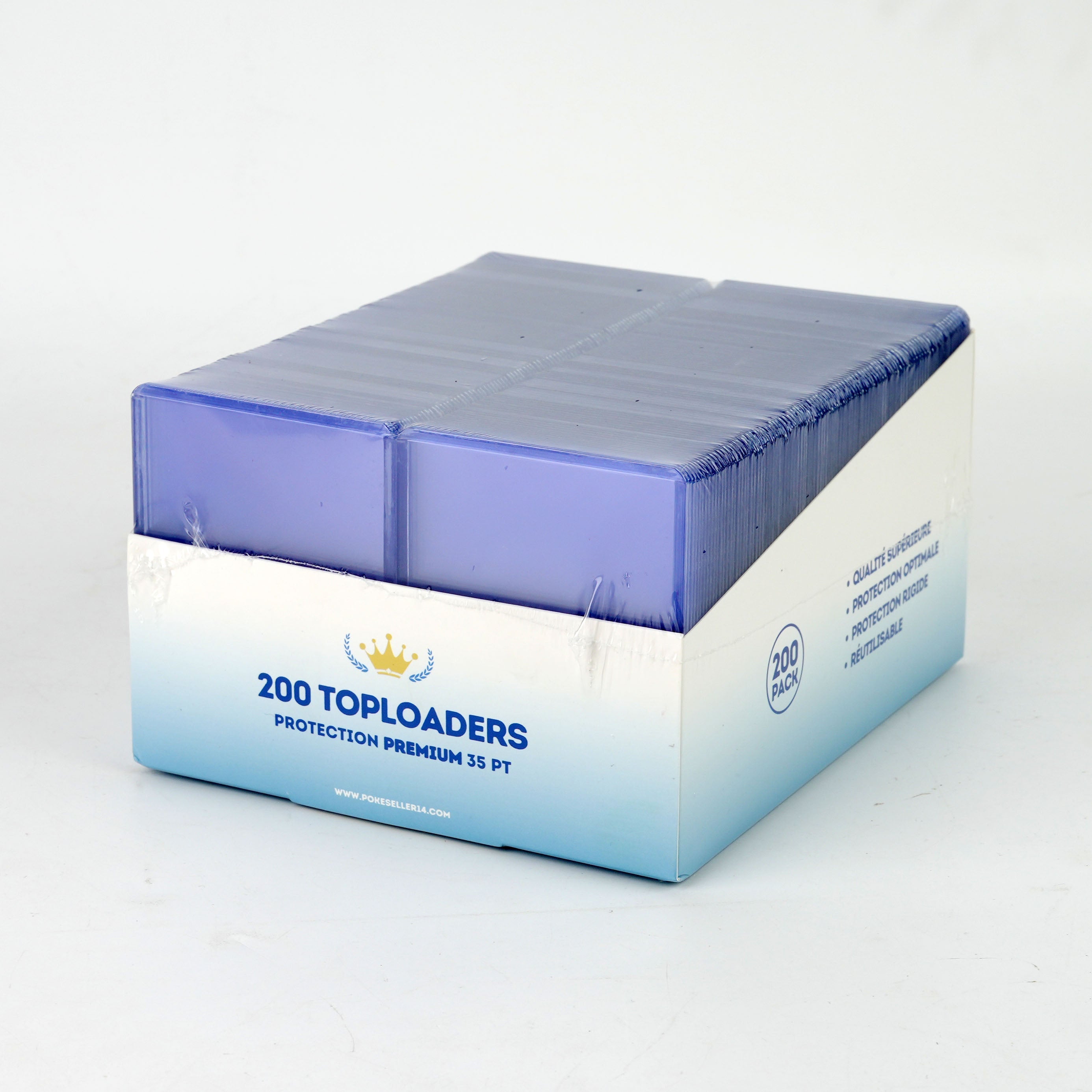 Pack de 200 Toploader - Premium - Pokeseller14 Pokeseller14