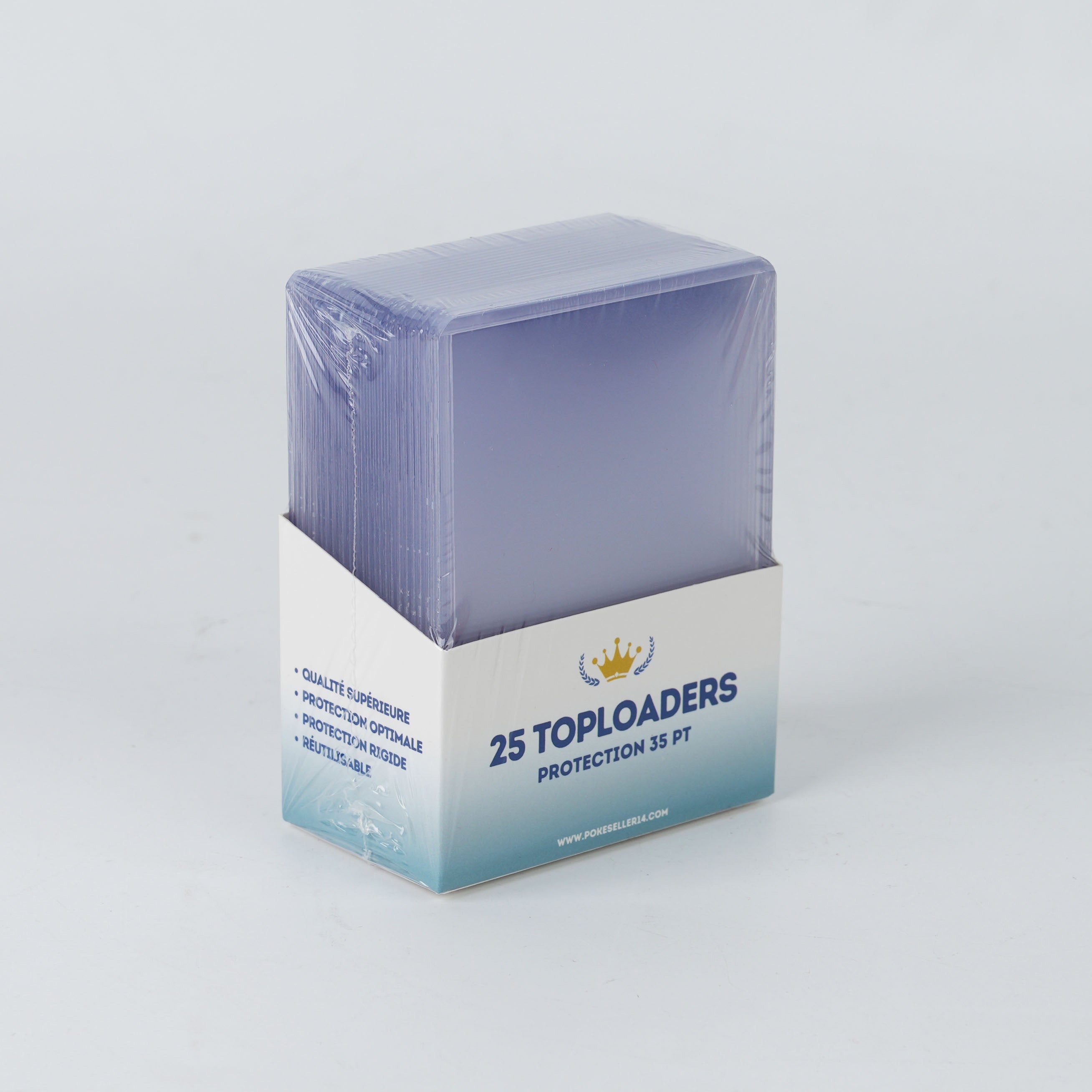 Pack de 25 Toploader - Classique - Pokeseller14 Pokeseller14