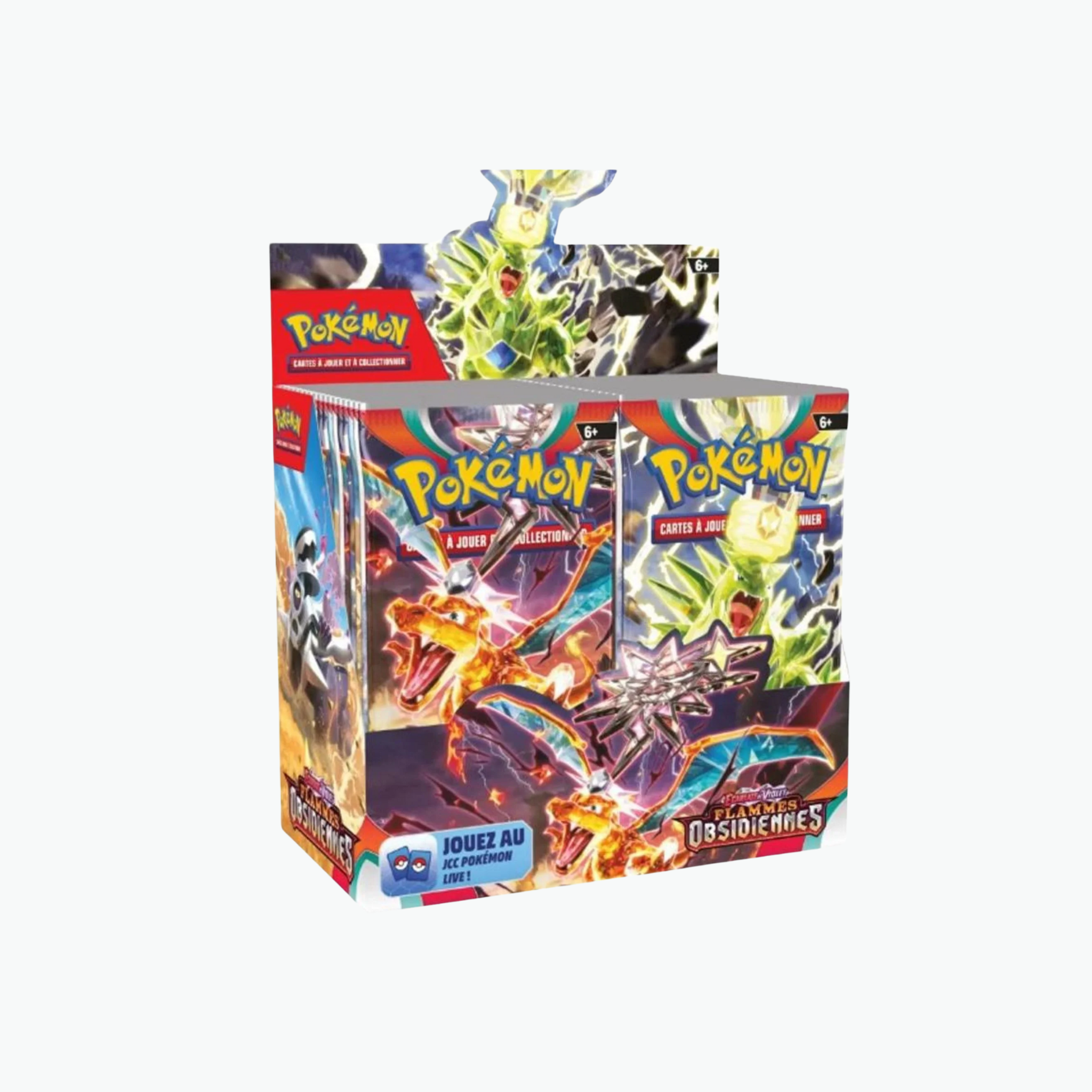 Display EV3 Flammes Obsidiennes - Français Pokeseller14